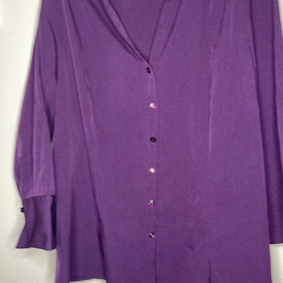 Cato woman button down blouse 3/4 sleeves size 18/20W - Picture 3 of 7